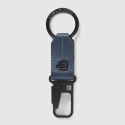 Шкіряний брелок з карабіном Piquadro RUSSEL (W137) Blue PC6846W137_BLU