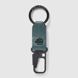 Брелок з карабіном Piquadro RUSSEL (W137) Green PC6846W137_VE