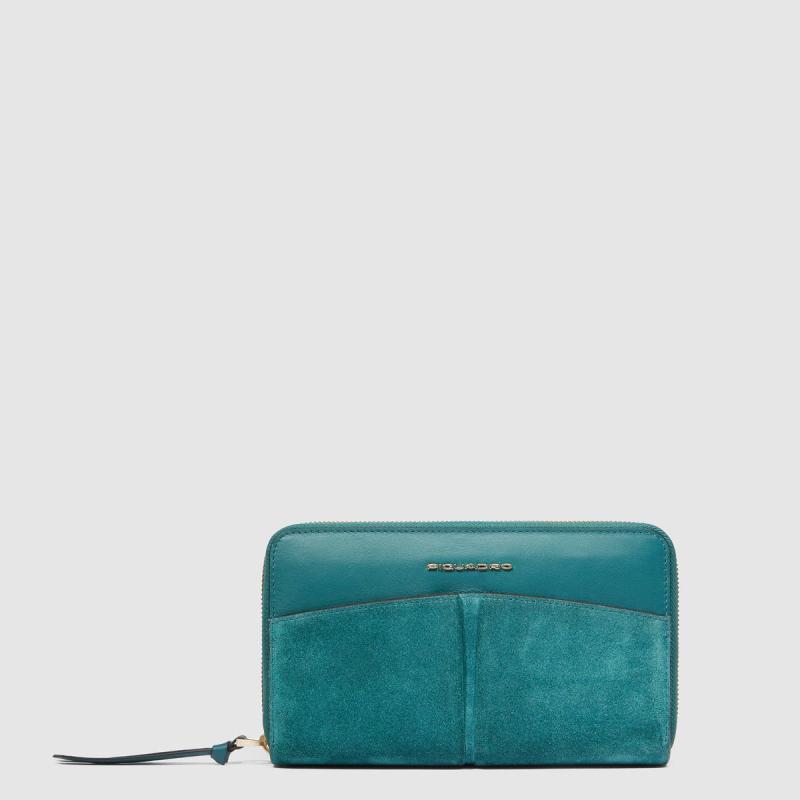Жіноче портмоне Piquadro ASHLEY (W134) Teal PD1515W134R_OT