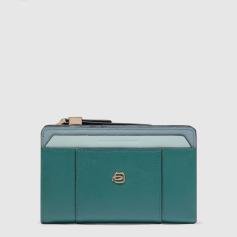 Портмоне Piquadro CIRCLE (W92) Teal-Light Blue PD6661W92R_OTAV