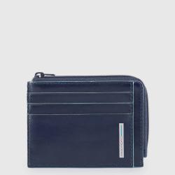 Картхолдер Piquadro BLUE SQUARE (B2) Navy Blue PP4822B2R_BLU2