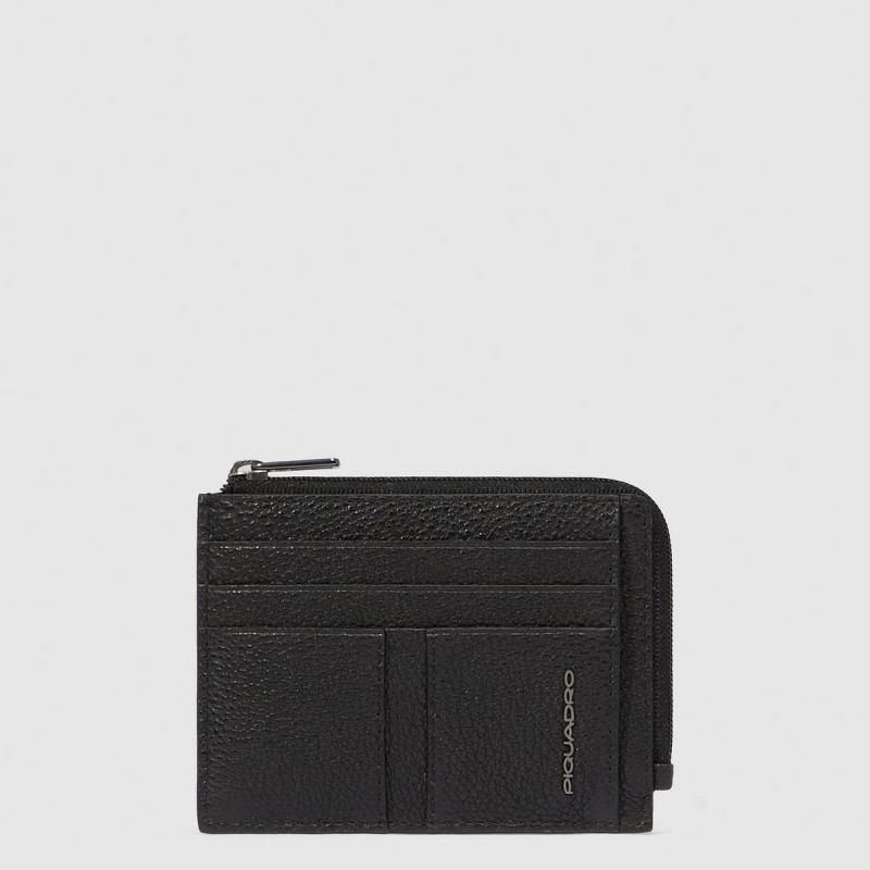 Картхолдер з монетницею Piquadro HEDLEY (W130) Black PP4822W130R_N
