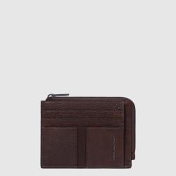 Картхолдер с монетницей Piquadro HEDLEY (W130) Dark Brown PP4822W130R_TM