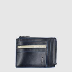Картхолдер Piquadro BLUE SQUARE (B2) Navy Blue PU1243B2R_BLU2