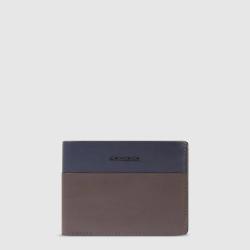 Портмоне Piquadro HARPER (AP) Blue-Dark Brown PU257APR_BLUTM