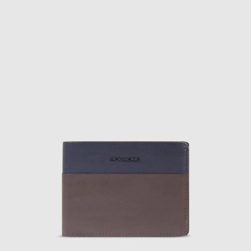 Портмоне Piquadro HARPER (AP) Blue-Dark Brown PU257APR_BLUTM