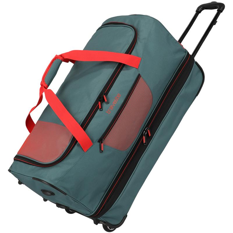 Дорожня сумка на колесах Travelite BASICS Green-Orange TL9000276-82