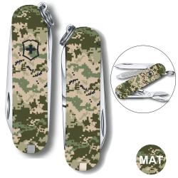 Складаний ніж 58 мм Victorinox CLASSIC SD ARMY Піксель 0.6223.3.W3940pw
