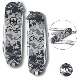 Складаний ніж 58 мм Victorinox CLASSIC SD ARMY Піксель синій 0.6223.3.W3942pw