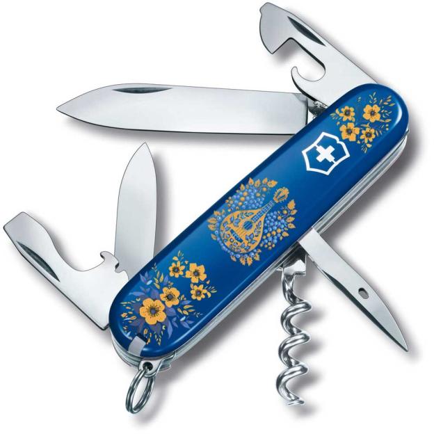 Швейцарский складной нож 91мм Victorinox SPARTAN UKRAINE 1.3603.2.T1370u