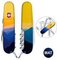 Швейцарский складной нож 91мм Victorinox CAMPER UKRAINE 1.3613.7.T3190pw