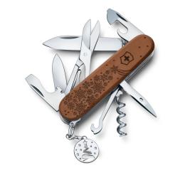 Лимитированный складной нож 91мм Victorinox CLIMBER WOOD Winter Magic LE 2025 1.3701.63E1
