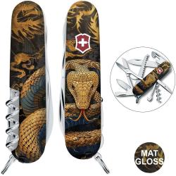 Швейцарський складаний ніж 91мм Victorinox HUNTSMAN ZODIAC 1.3713.3.Z4280pk
