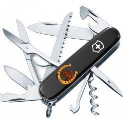 Швейцарський складаний ніж 91мм Victorinox HUNTSMAN ZODIAC Кінь з підковою 1.3713.3.Z5350u