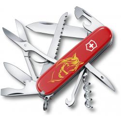 Швейцарський складаний ніж 91мм Victorinox HUNTSMAN ZODIAC Чарівний кінь 1.3713.Z5348u
