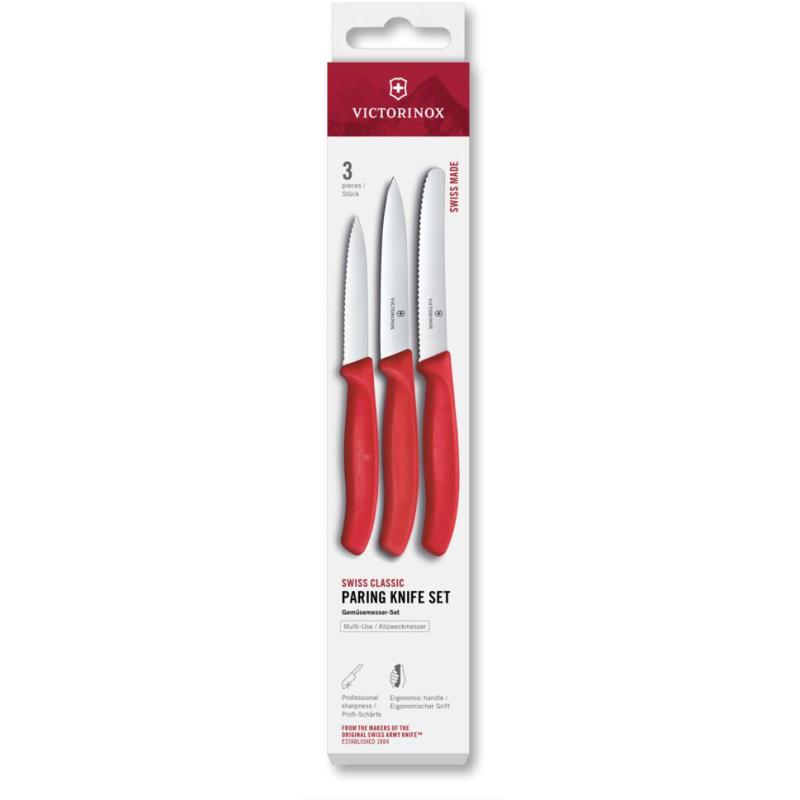 Набір для чищення овочів Victorinox SWISS CLASSIC (3 ножі) 6.7111.34C1