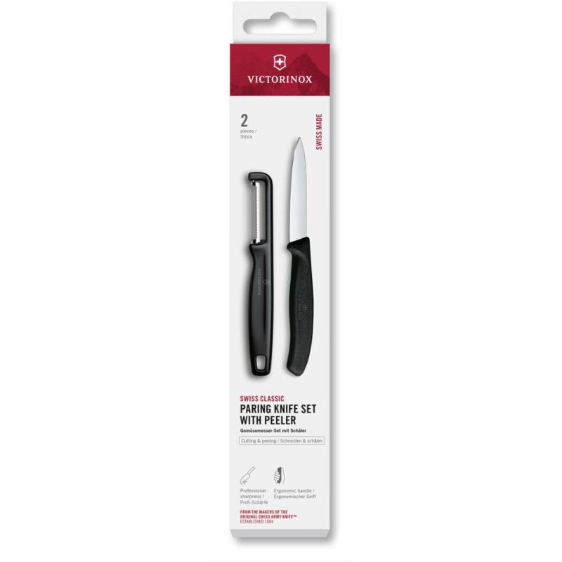 Набір для чищення овочів Victorinox SWISS CLASSIC (ніж, овочечистка) 6.7113.21