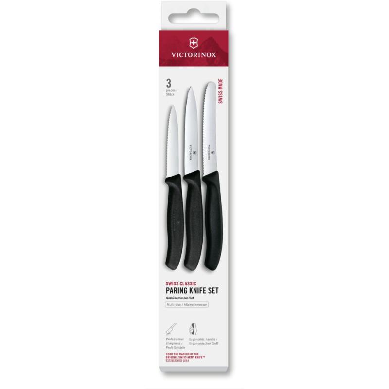 Набір для чищення овочів Victorinox SWISS CLASSIC (3 ножі) 6.7113.34