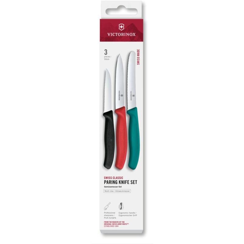 Набір для чищення овочів Victorinox SWISS CLASSIC (3 ножі) 6.7116.34C1