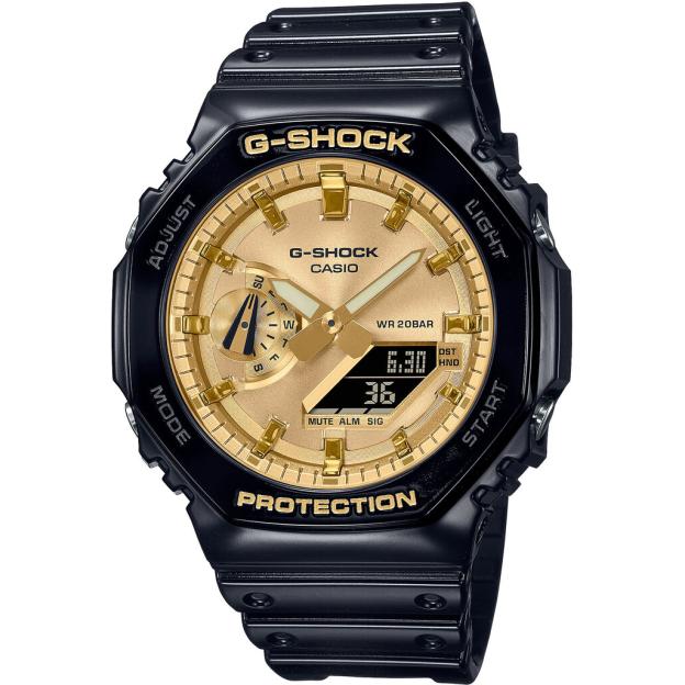 Годинник 45 мм Casio G-SHOCK Carbon Core Guard GA-2100GB-1AER