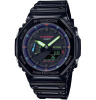 Часы 45 мм Casio G-SHOCK Virtual Rainbow GA-2100RGB-1AER