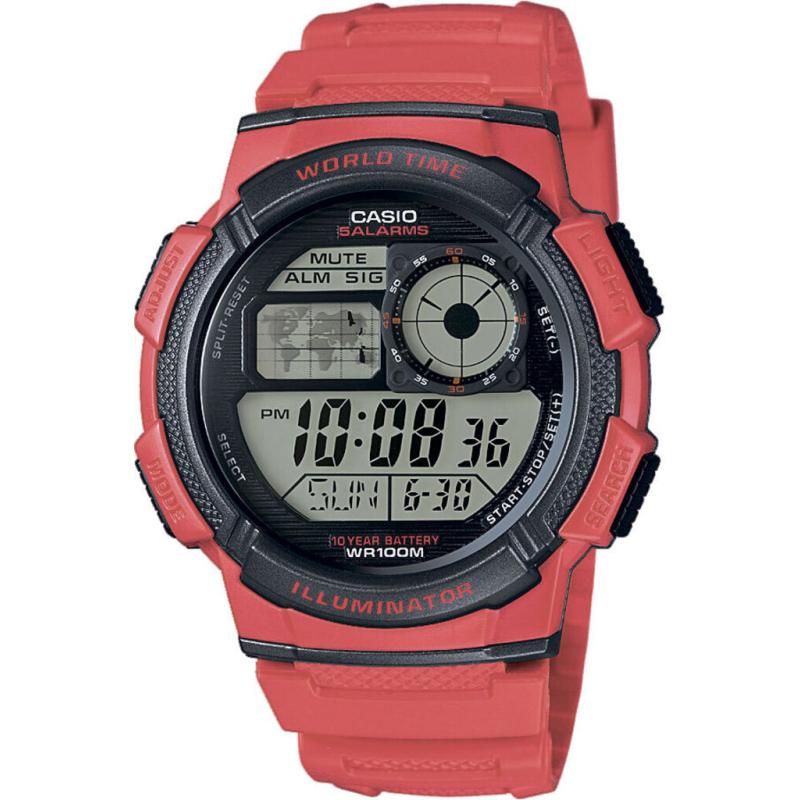 Чоловічий годинник Casio STANDARD Digital Cwae-1000w-4avef