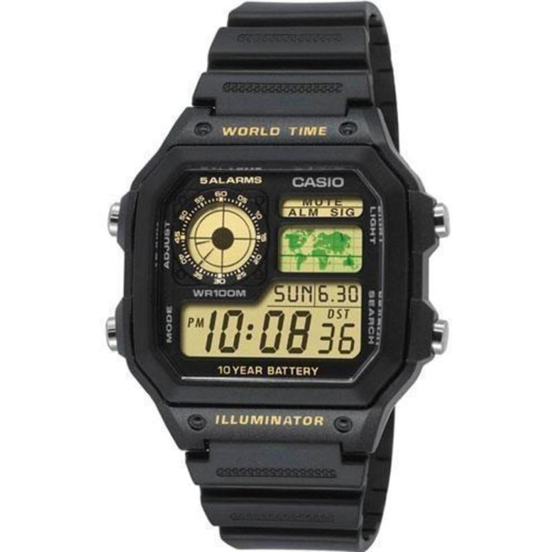 Чоловічий годинник Casio STANDARD Digital Cwae-1200wh-1bvef