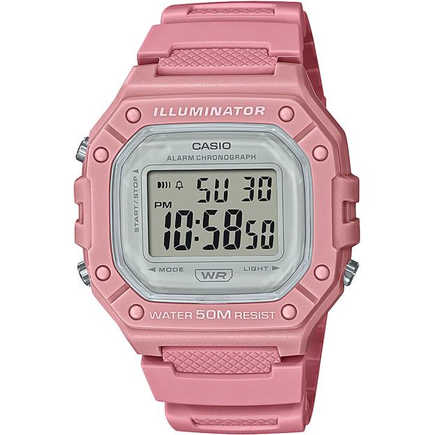 Часы 43 мм Casio STANDARD Digital W-218HC-4AVEF