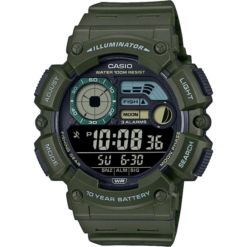 Чоловічий годинник Casio STANDARD Digital Sport WS-1500H-3B