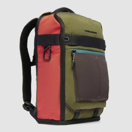 Рюкзак для ноутбука 15,6″ Piquadro ARNE (S125) Green-Orange CA5998S125_VEAR