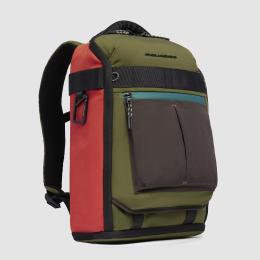 Рюкзак для ноутбука 14″ Piquadro ARNE (S125) Green-Orange CA5999S125_VEAR