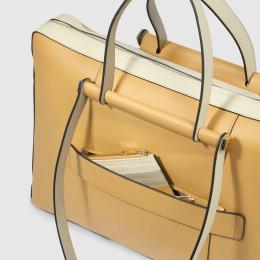 Сумка для ноутбука 15″ Piquadro CIRCLE (W92) Yellow-Beige CA6211W92_GBE