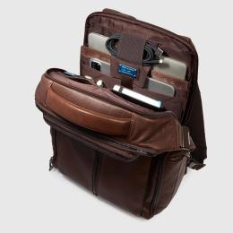 Рюкзак для ноутбука 15,6″ Piquadro HEDLEY (W130) Dark Brown CA6451W130_TM