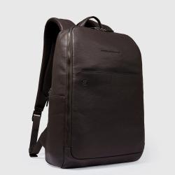 Рюкзак для ноутбука 14″ Piquadro BLACK SQUARE (B3) Dark Brown CA6501B3_TM