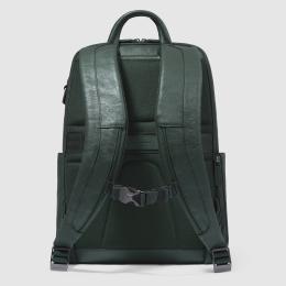 Рюкзак для ноутбука 14″ Piquadro BLACK SQUARE (B3) Green-Green CA6501B3_VEVE