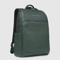 Рюкзак для ноутбука 15,6″ Piquadro BLACK SQUARE (B3) Green-Green CA6503B3_VEVE