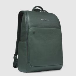 Рюкзак для ноутбука 15,6″ Piquadro BLACK SQUARE (B3) Green-Green CA6503B3_VEVE