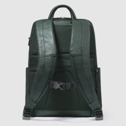 Рюкзак для ноутбука 15,6″ Piquadro BLACK SQUARE (B3) Green-Green CA6503B3_VEVE