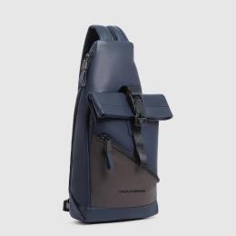 Сумка-слінг Piquadro HARPER (AP) Blue-Dark Brown CA6784AP_BLUTM