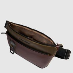 Сумка на пояс Piquadro HARPER (AP) Green-Brown CA6881AP_VETM