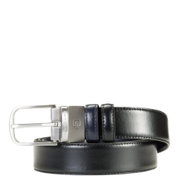 Ремінь двосторонній Piquadro CINTURA Black-Blue CU3255C11_NB