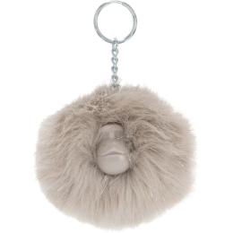 Брелок Kipling POMPOM MONKEY Grey Metallic (29E)