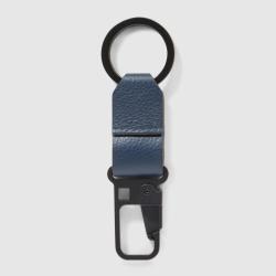 Шкіряний брелок з карабіном Piquadro RUSSEL (W137) Blue PC6846W137_BLU