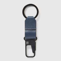 Шкіряний брелок з карабіном Piquadro RUSSEL (W137) Blue PC6846W137_BLU