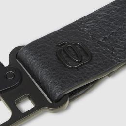 Брелок з карабіном Piquadro RUSSEL (W137) Black PC6846W137_N
