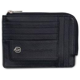 Картхолдер з монетницею Piquadro VIBE Black PU1243VI_N