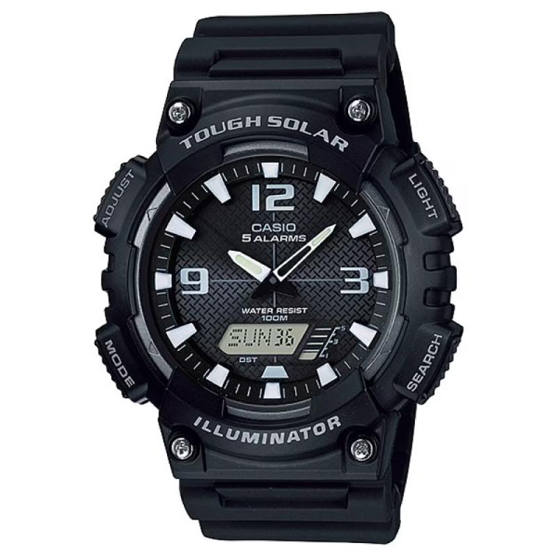 Чоловічий годинник Casio STANDARD COMBI Solar AQ-S810W-1AVDF