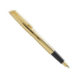 Ручка перова Waterman HEMISPHERE Golden Shine GT FP F
