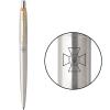 Ручка шариковая Parker JOTTER ARMY Stainless Steel GT BP Эмблема ГПСУ