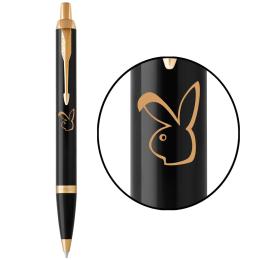 Ручка шариковая Parker IM ZODIAC Black GT BP Боевой Кролик